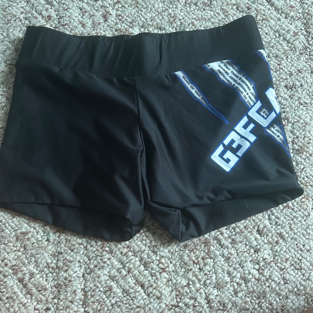 new cheer athletics  practice wear reversible adult small shorts